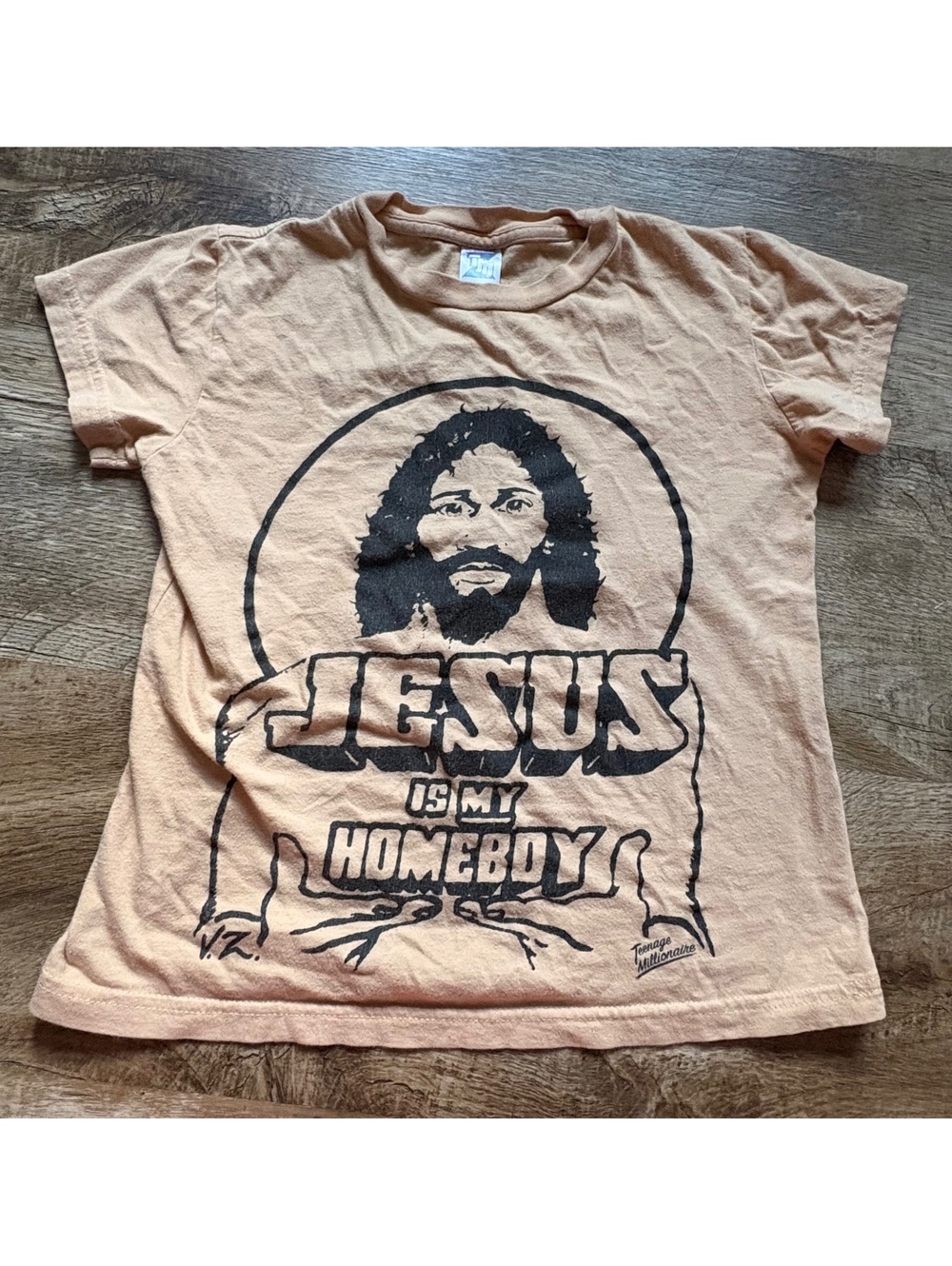 Teenage Millionaire "Jesus Is My Homeboy" Graphic T-Shirt Medium